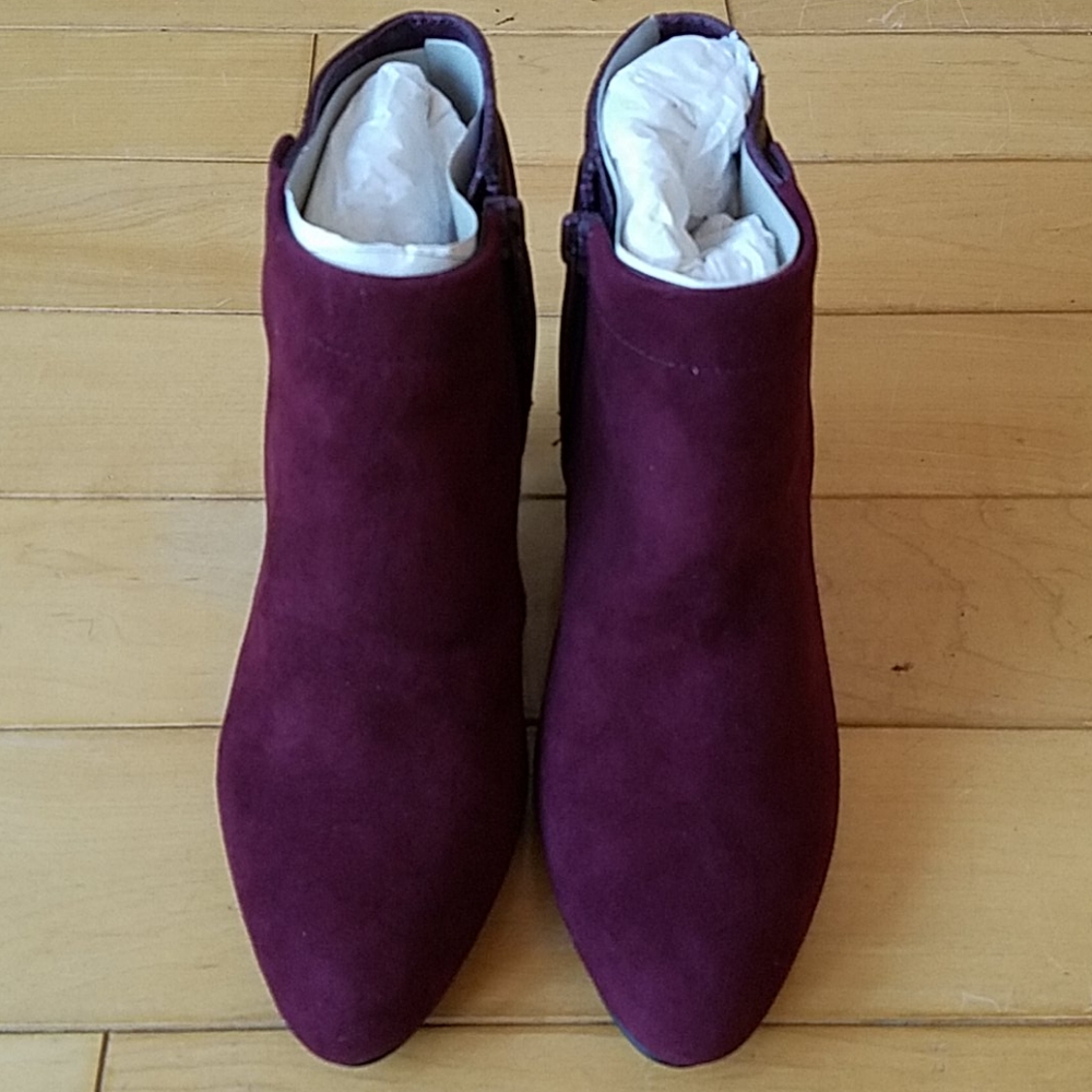 suede booties